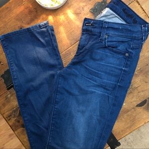 7FAMK straight leg jeans